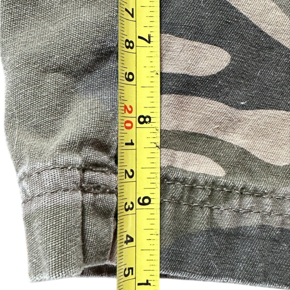 Old Mill Camo Camouflage Cargo Shorts Mens 40 Flap Pockets Grunge Military Feel - Picture 5 of 7